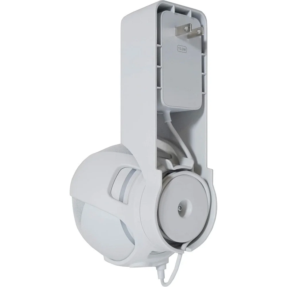 Wall Hangar Amazon Echo Dot (4th generation) Wall Outlet‎ Hanger White